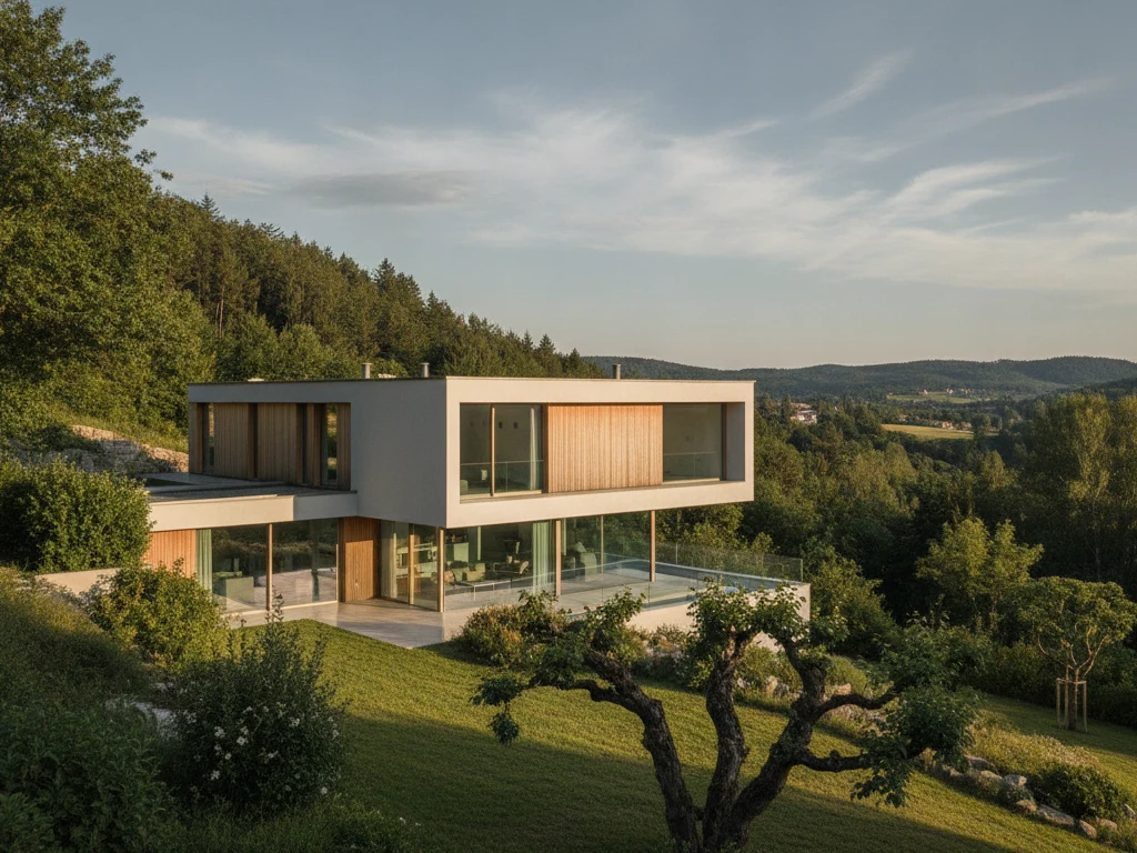 Villa Hohenecken, freistehende Architektenvilla in Hanglage